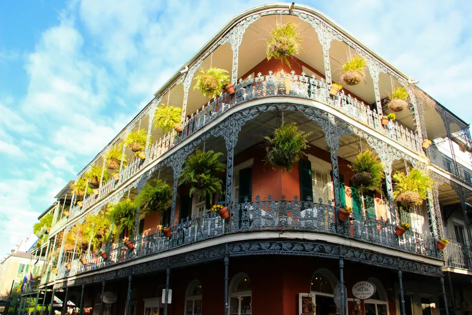 Louisiana mit Wasser und Landschaft