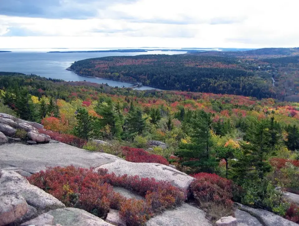Küste und Landschaft im Acadia National Park