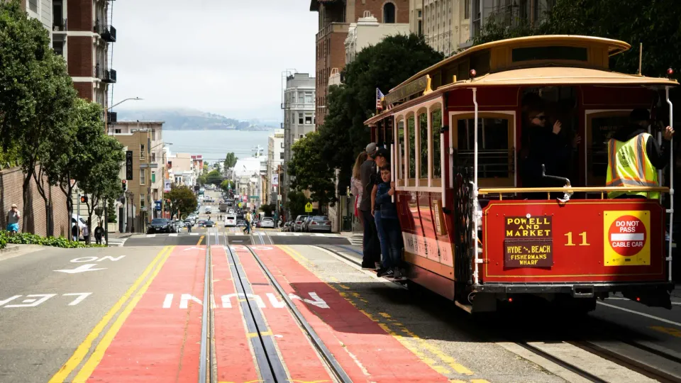 cable car in Cable Cars San Francisco