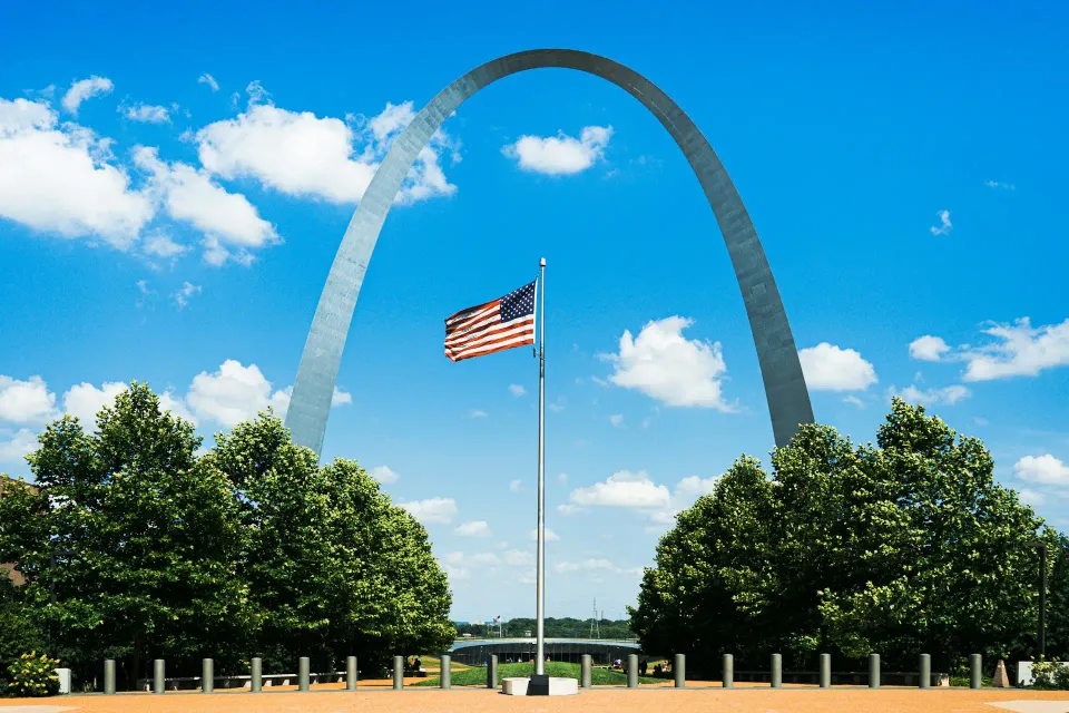 Gateway Arch als Wahrzeichen von St. Louis
