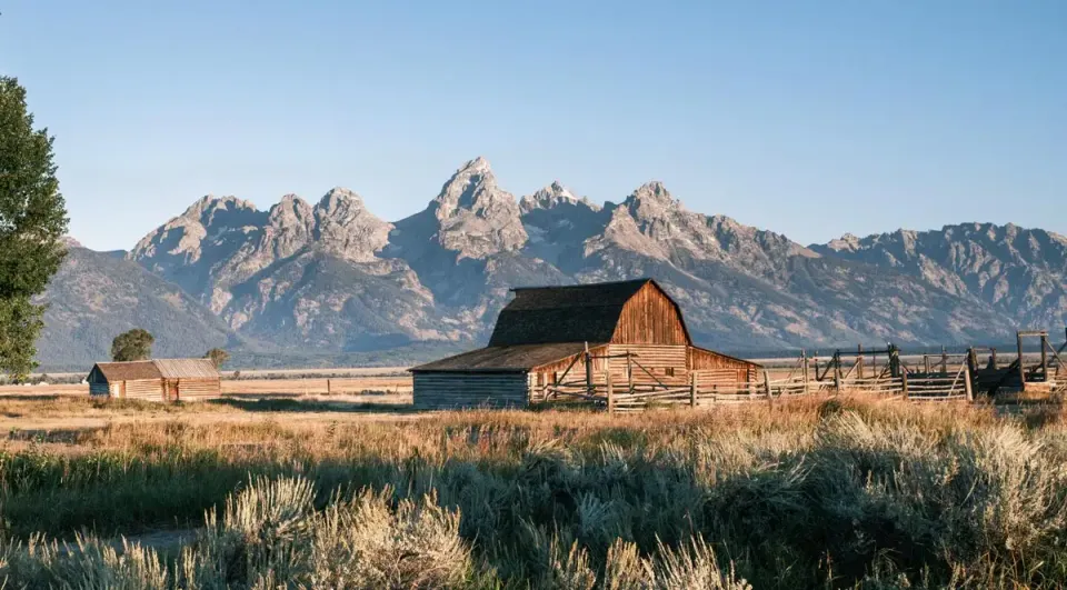 Weite Landschaft in Wyoming