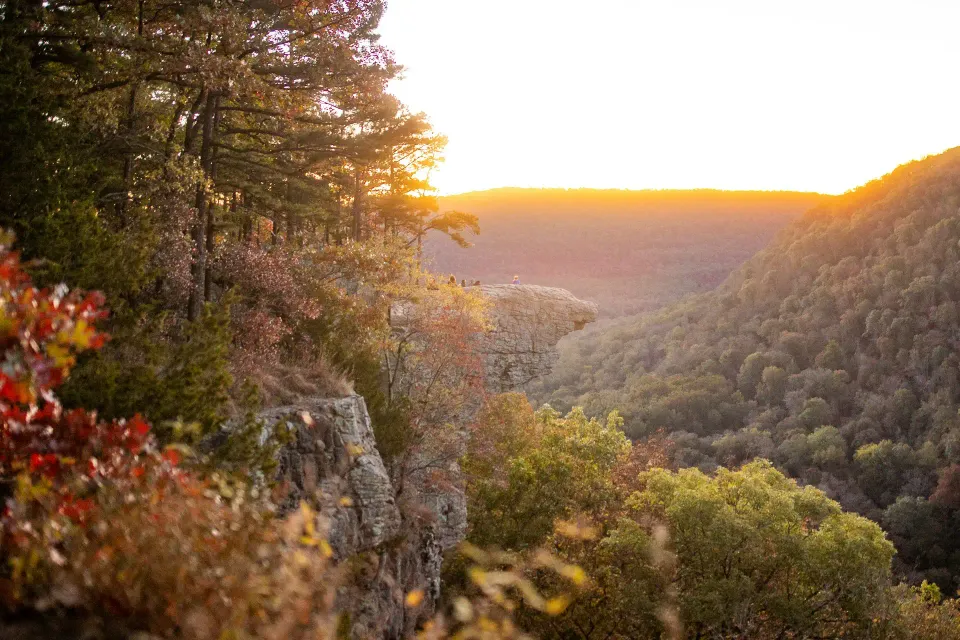 Hawksbill Crag in den Ozarks von Arkansas