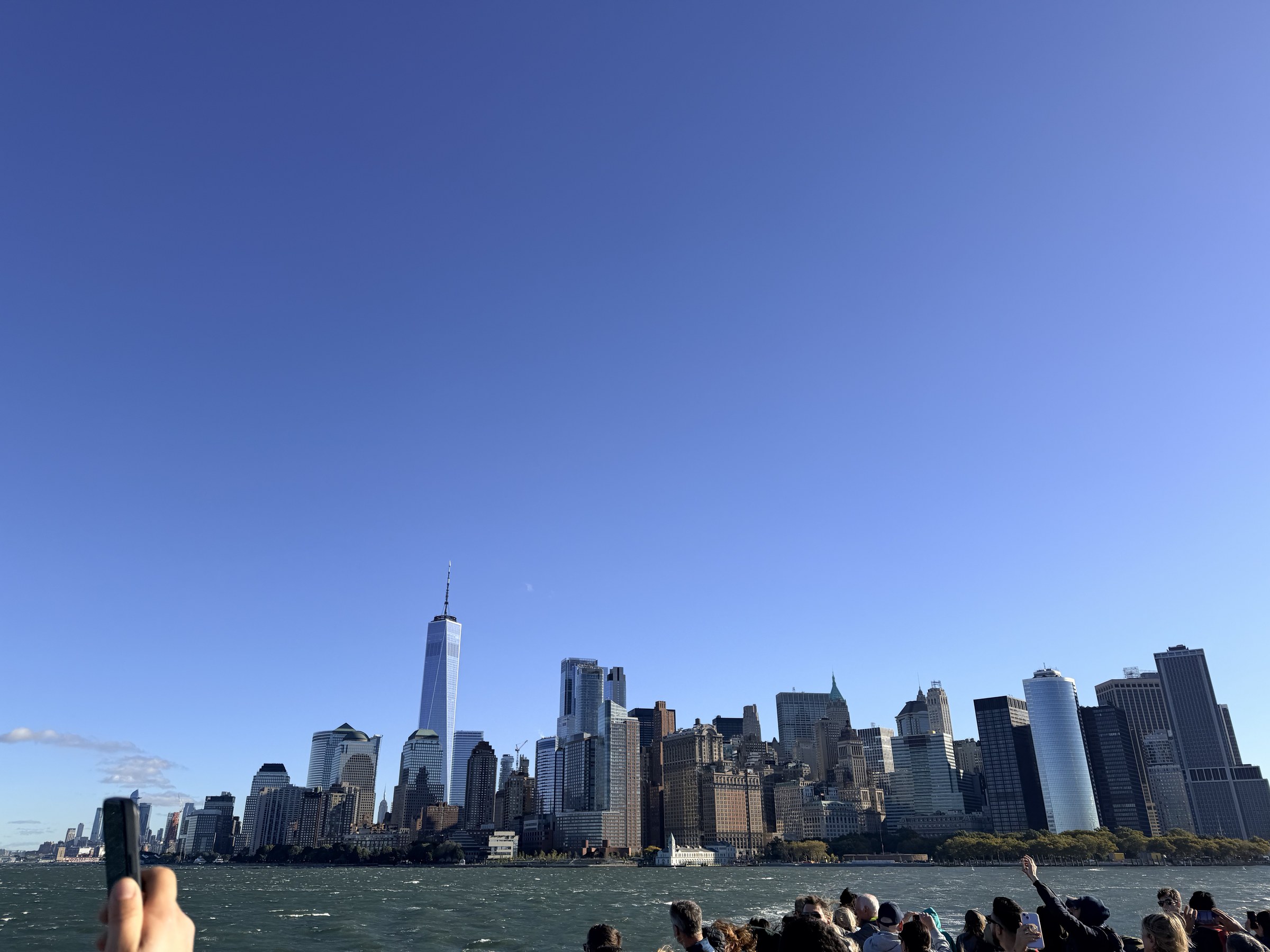 manhattan skyline vom boot manhattan skyline vom boot
