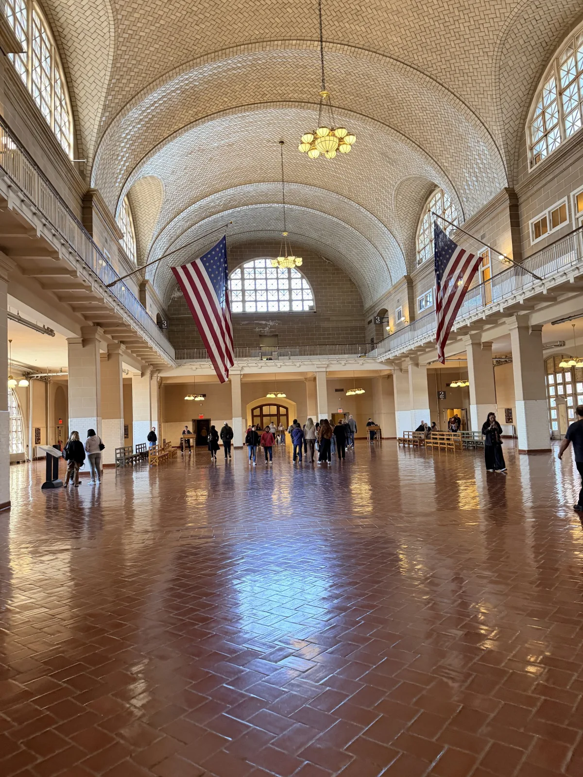 ellis island great hall