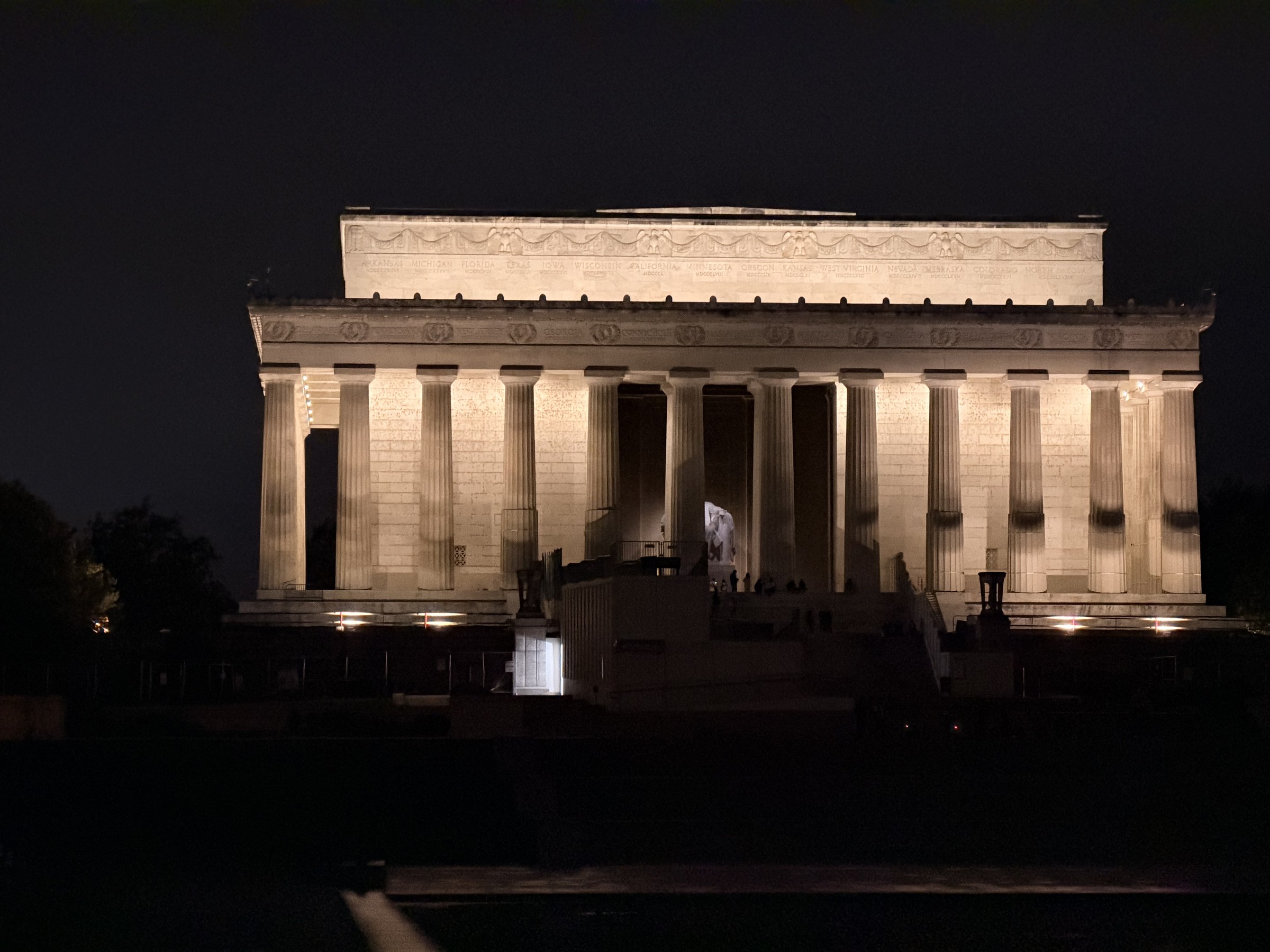 lincoln memorial nacht lincoln memorial nacht
