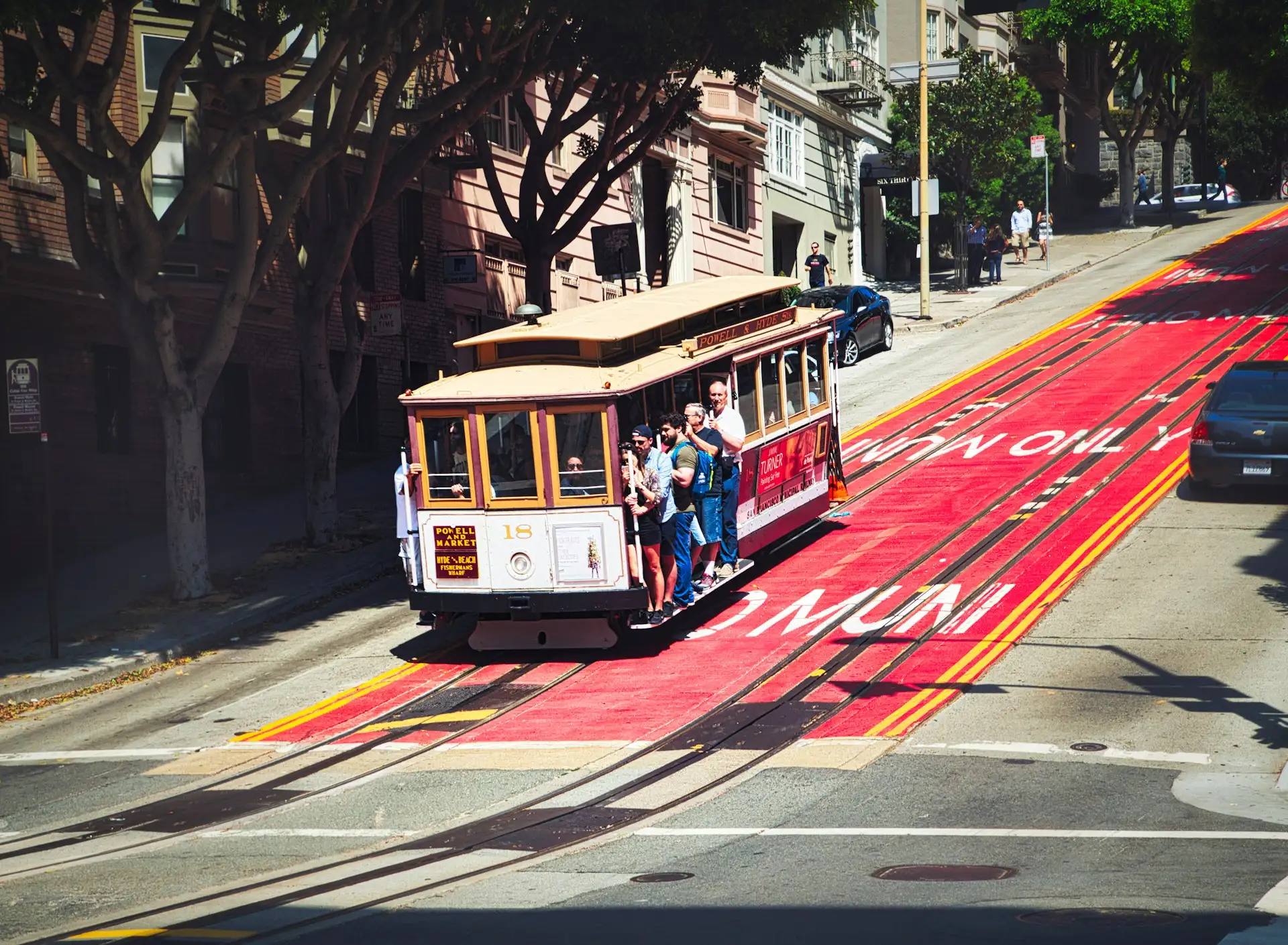 cable car in Cable Cars San Francisco