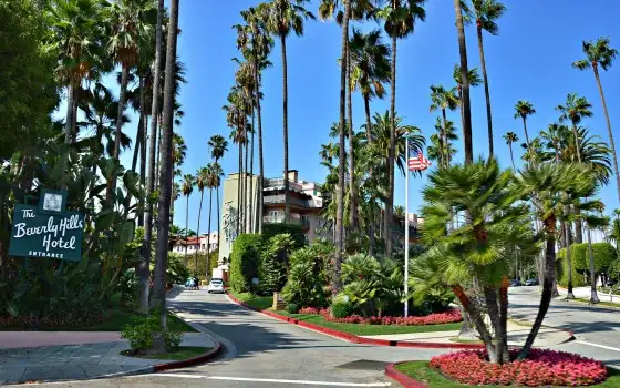 Blick über Los Angeles als Orientierung für die Wahl der Hotelgegend