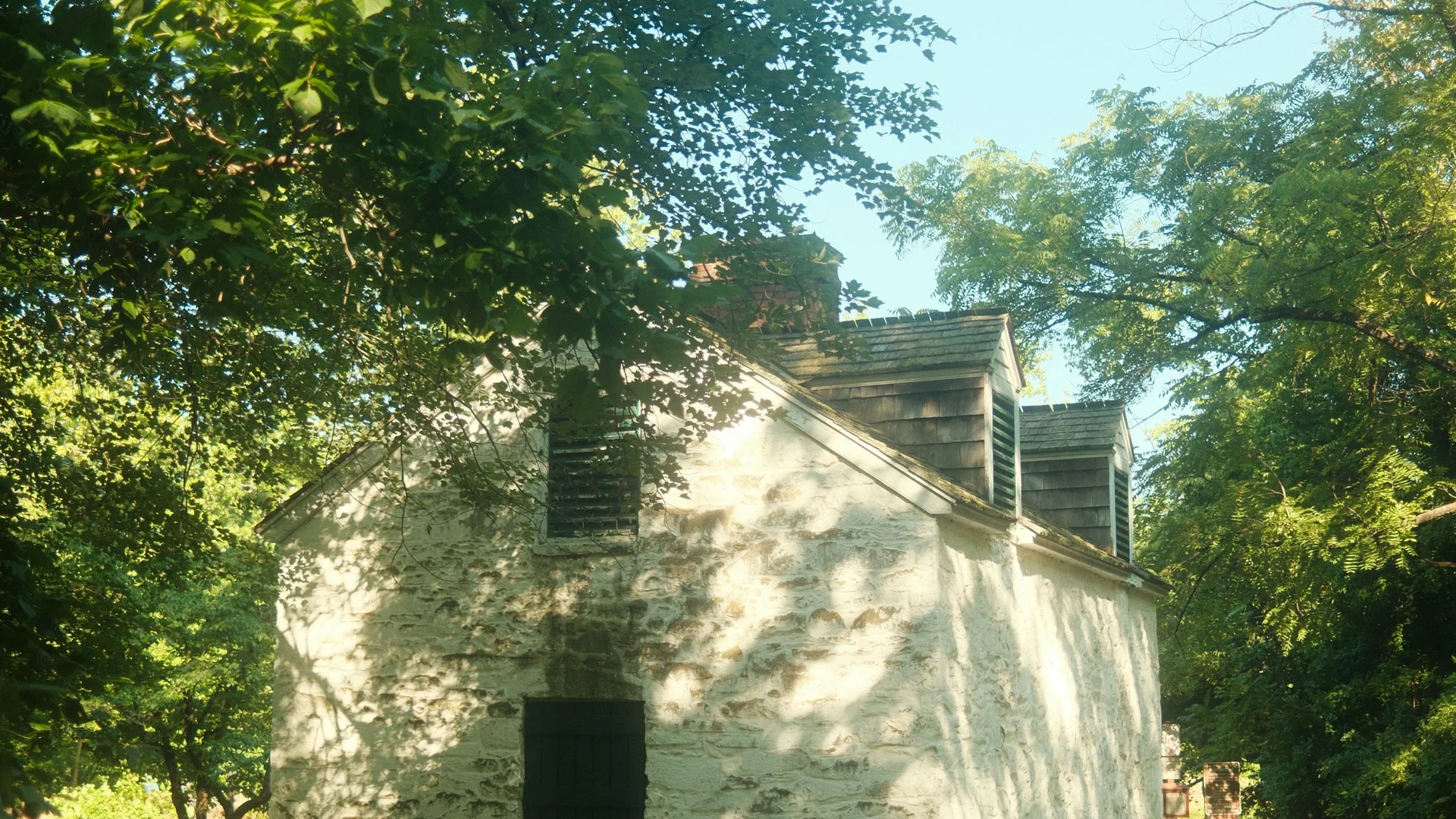 Historisches Schleusenwärterhaus am Chesapeake and Ohio Canal bei Glen Echo