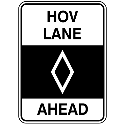 HOV-Lane-Ahead