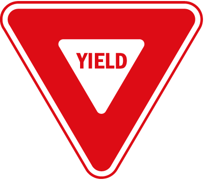Yield Schild USA