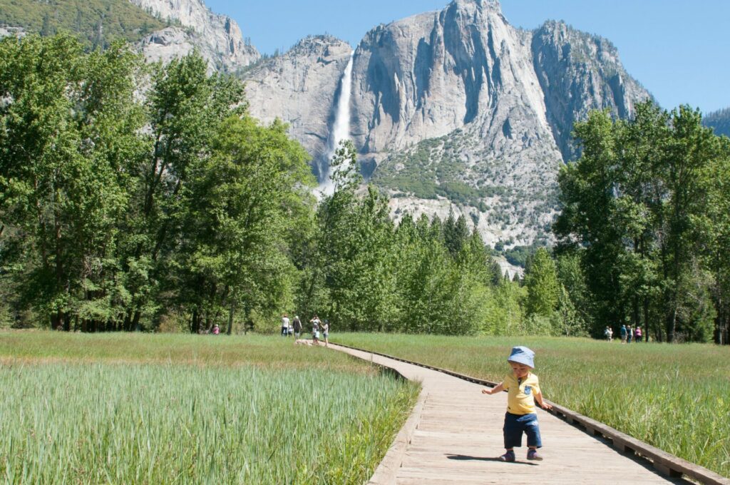Kleinkinder im Yosemite