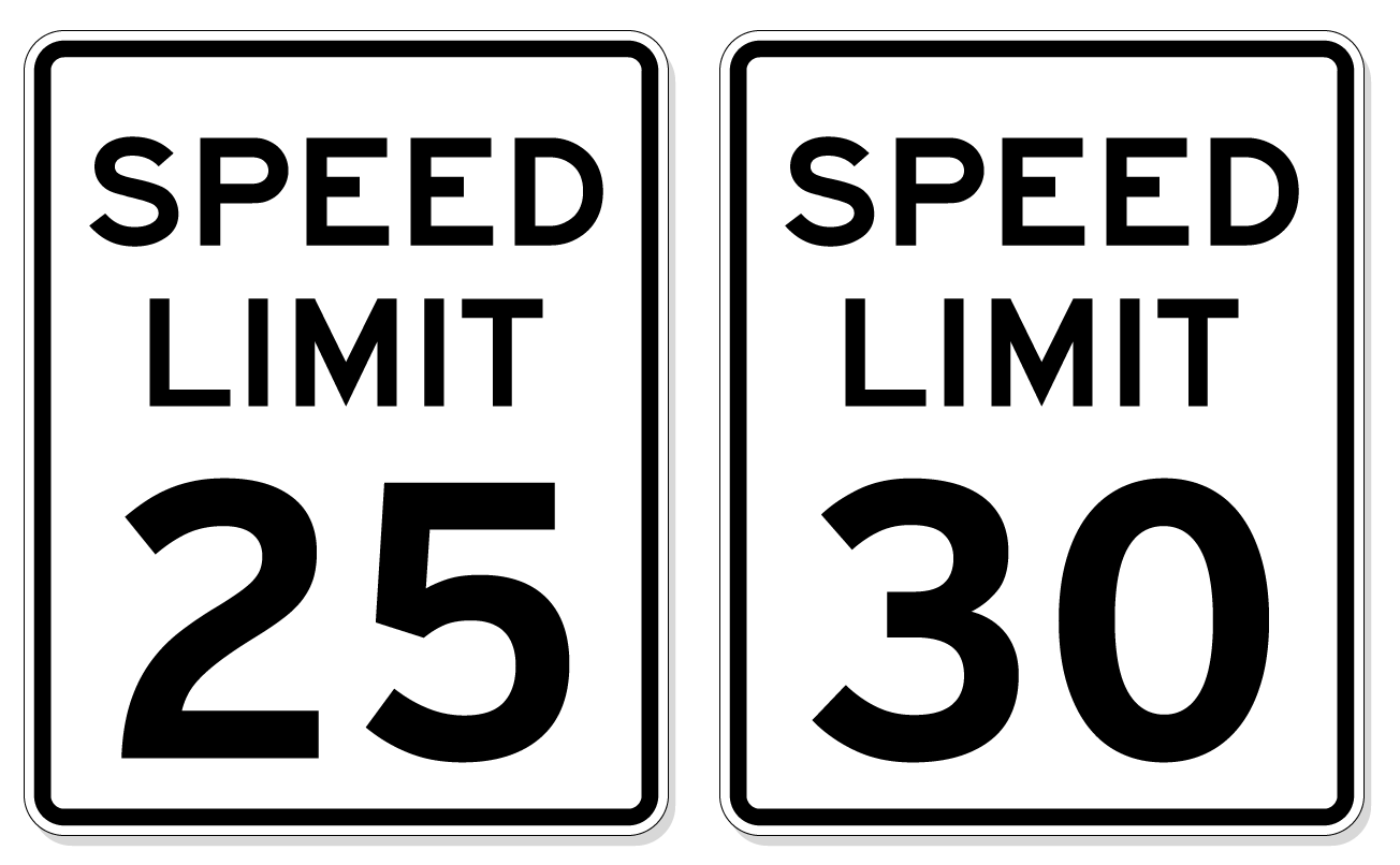 Speed-Limit-25-bis-30-mph-Schild