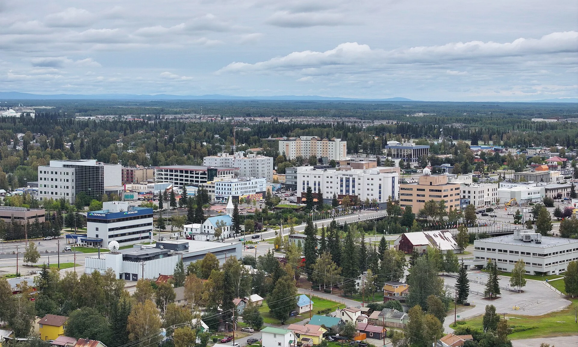 Fairbanks, Alaska skyline