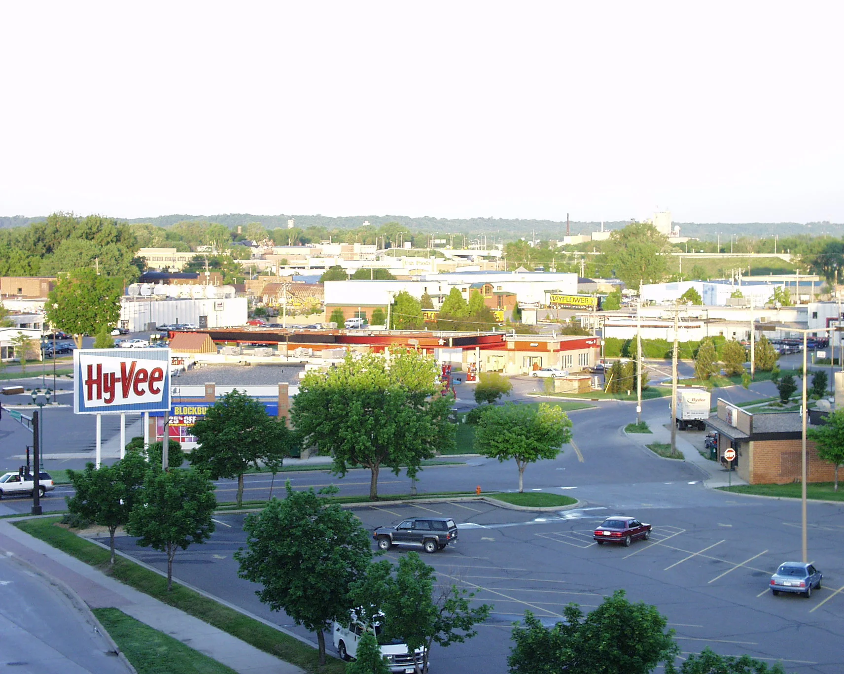 Blick über Downtown Mankato, Minnesota