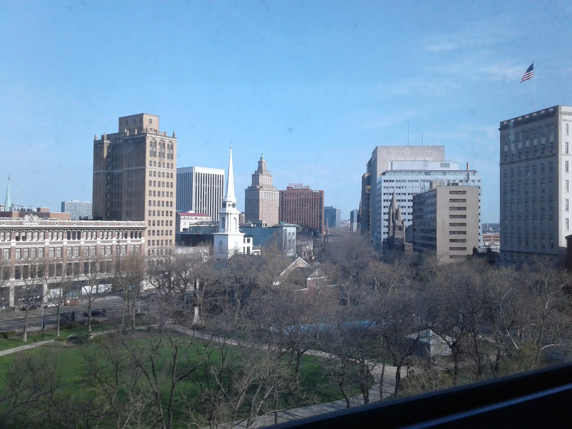 Took this nice photo of Newark from a hotel