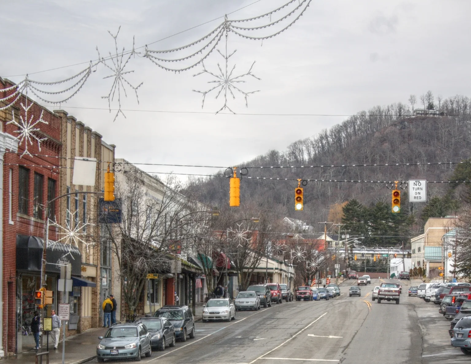 King Street in Boone, North Carolina, USA