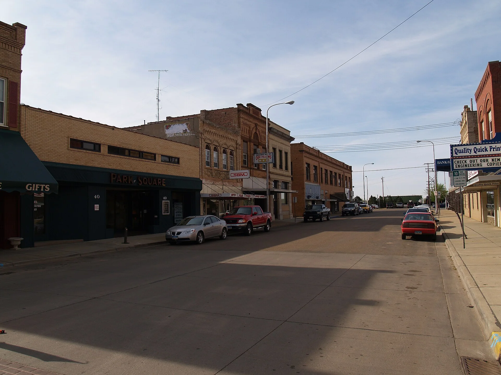 Downtown Dickinson, North Dakota