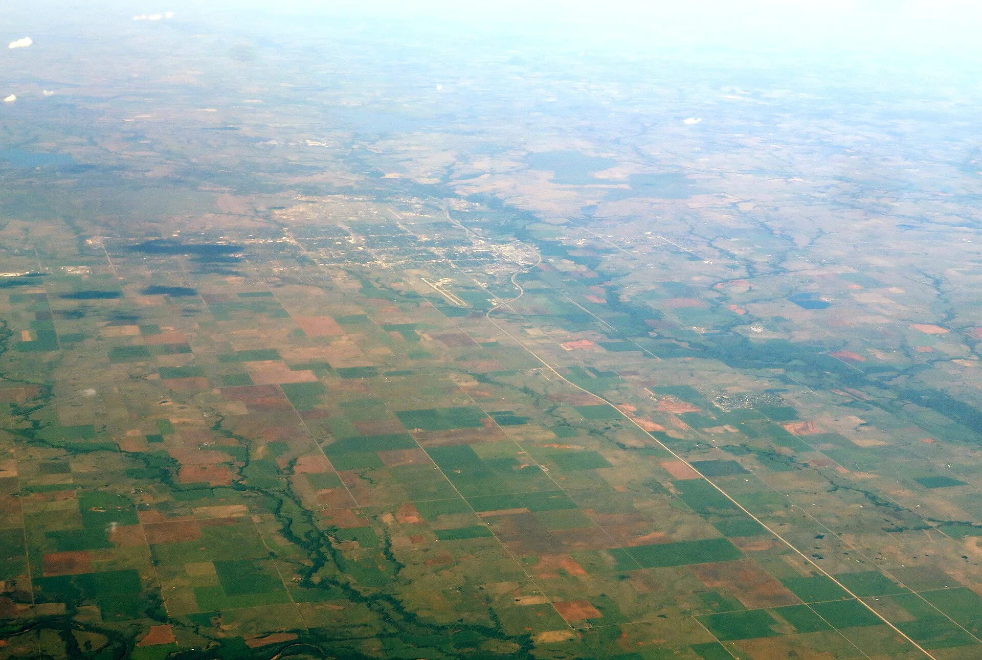 Luftaufnahme von Lawton, Oklahoma