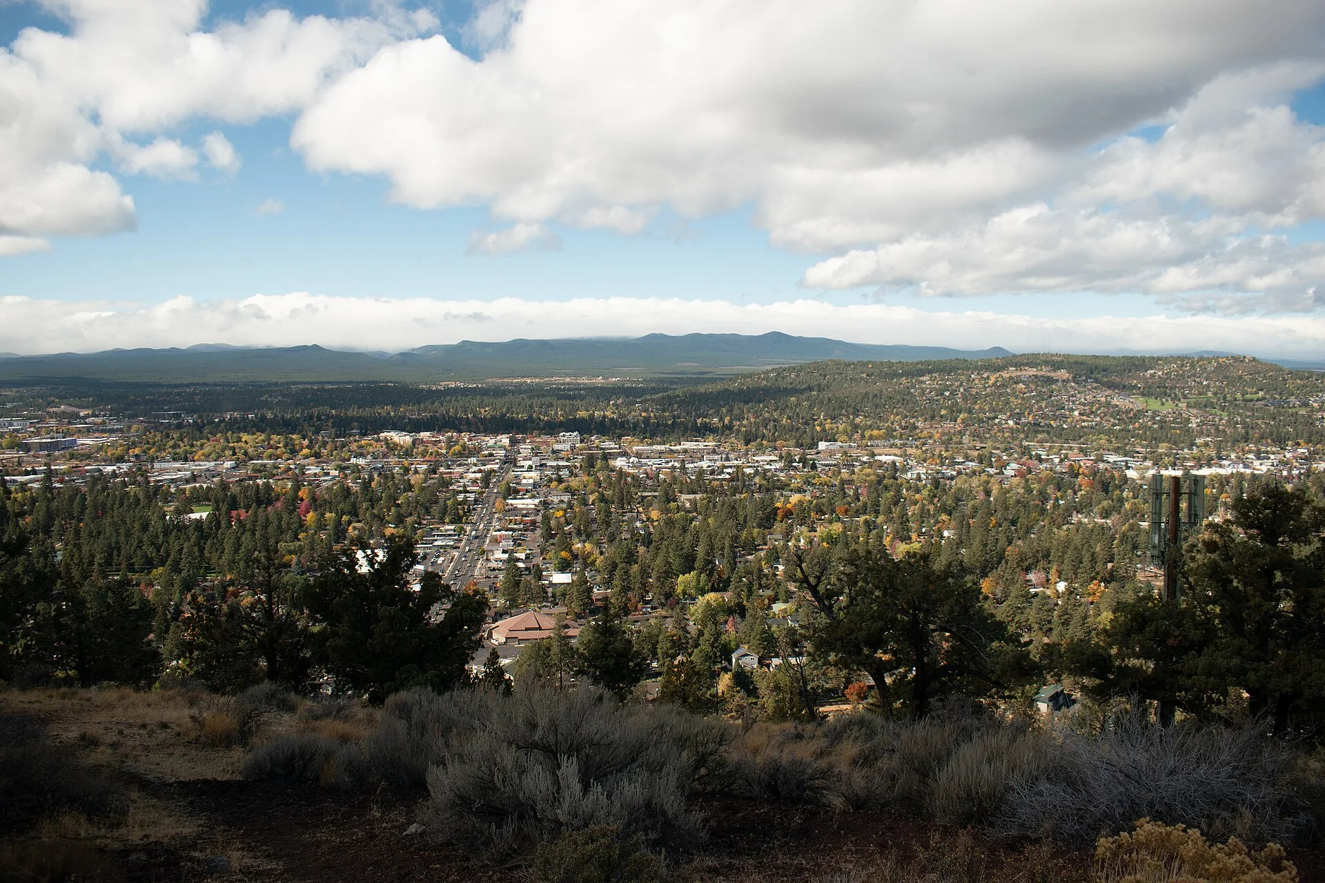 View of Bend, Oregon from Pilot Butte