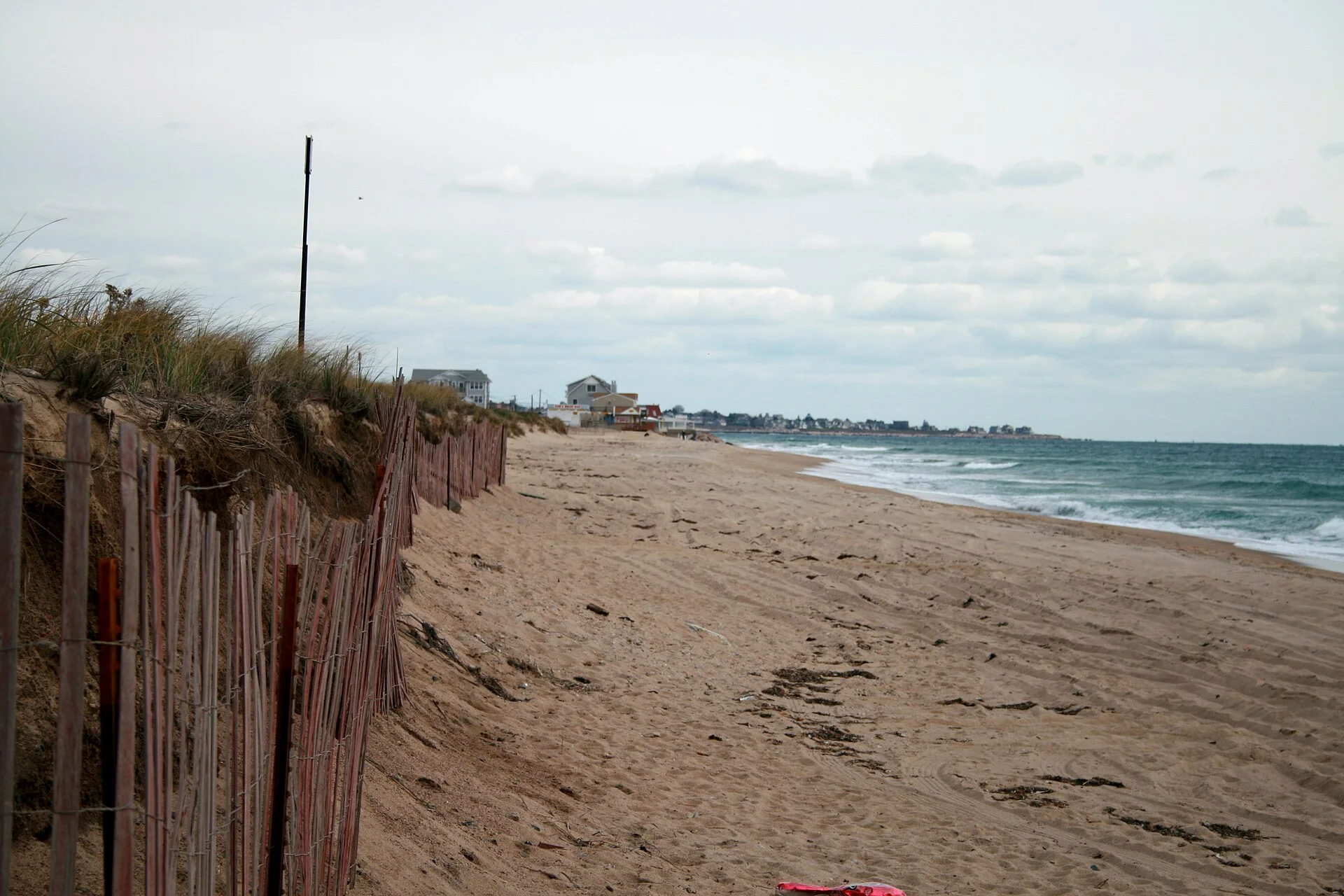 A beach in Westerly, Rhode Island