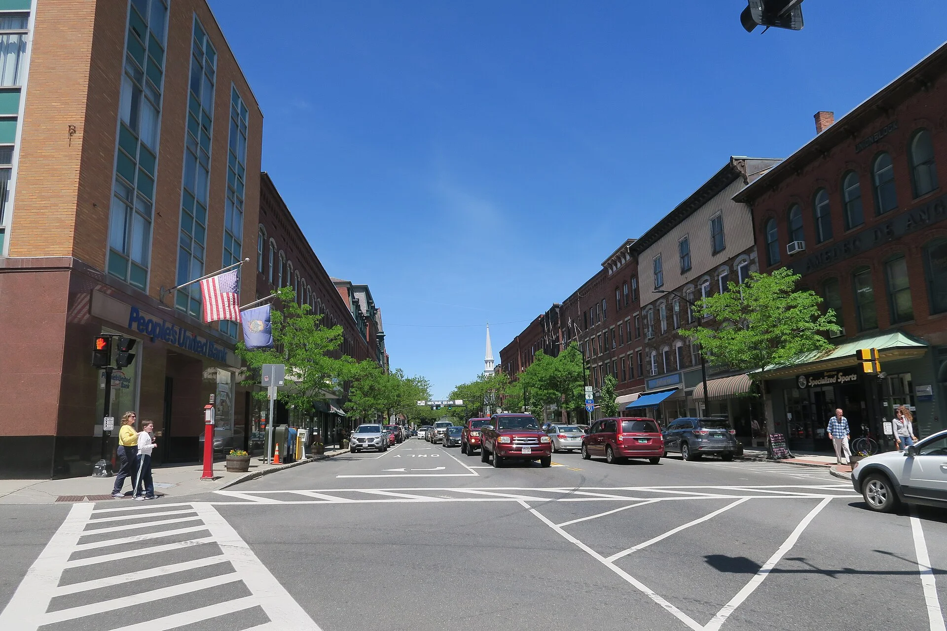 Main Street in Brattleboro, Vermont