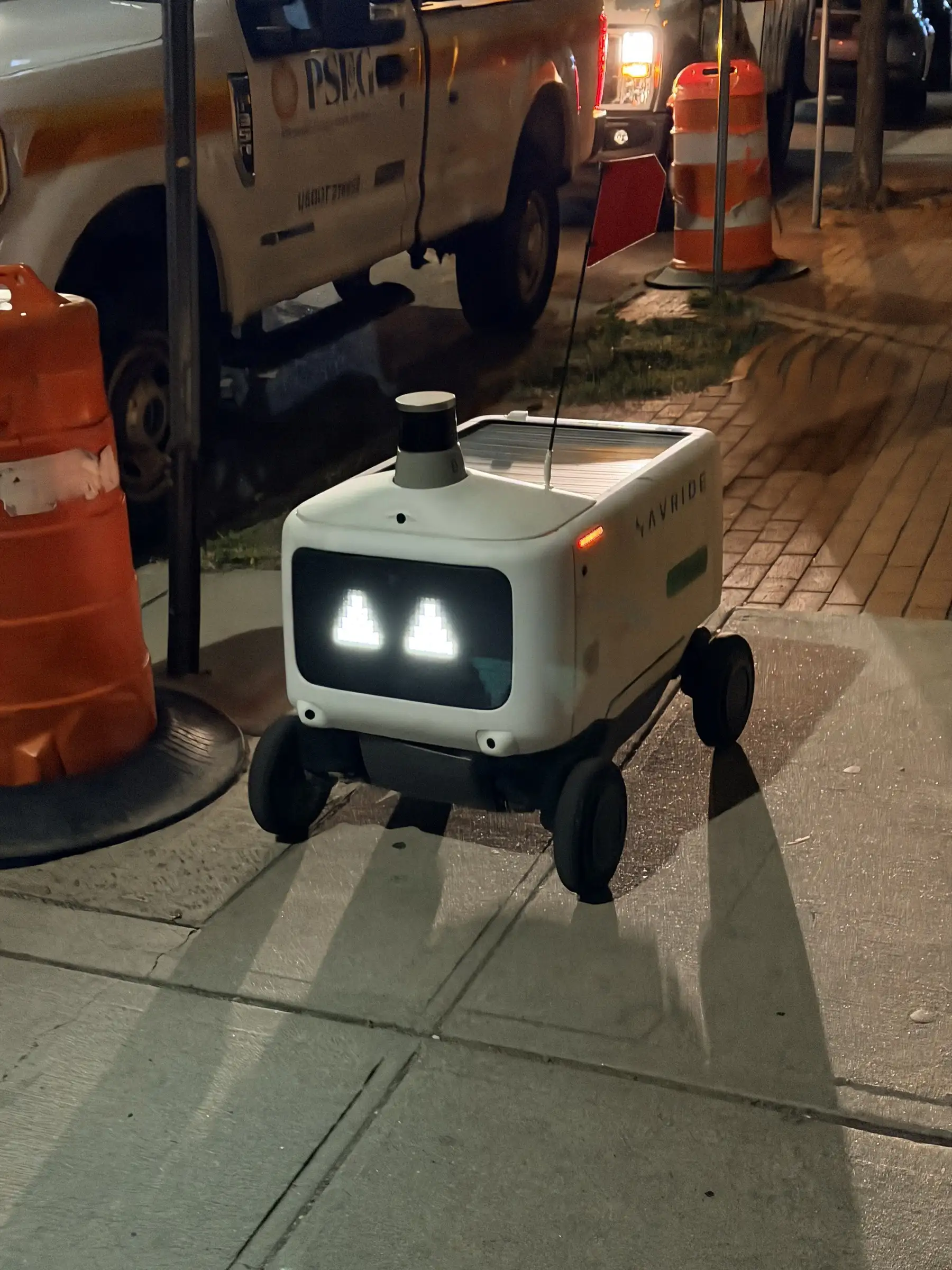 Lieferroboter in Jersey City