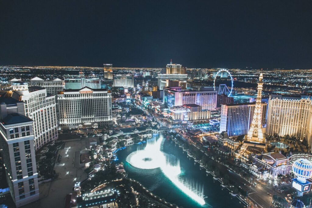 Las Vegas Hotels von oben
