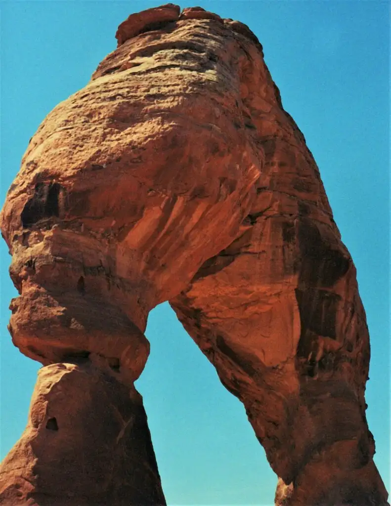 Delicate Arch Detail in Delicate Arch
