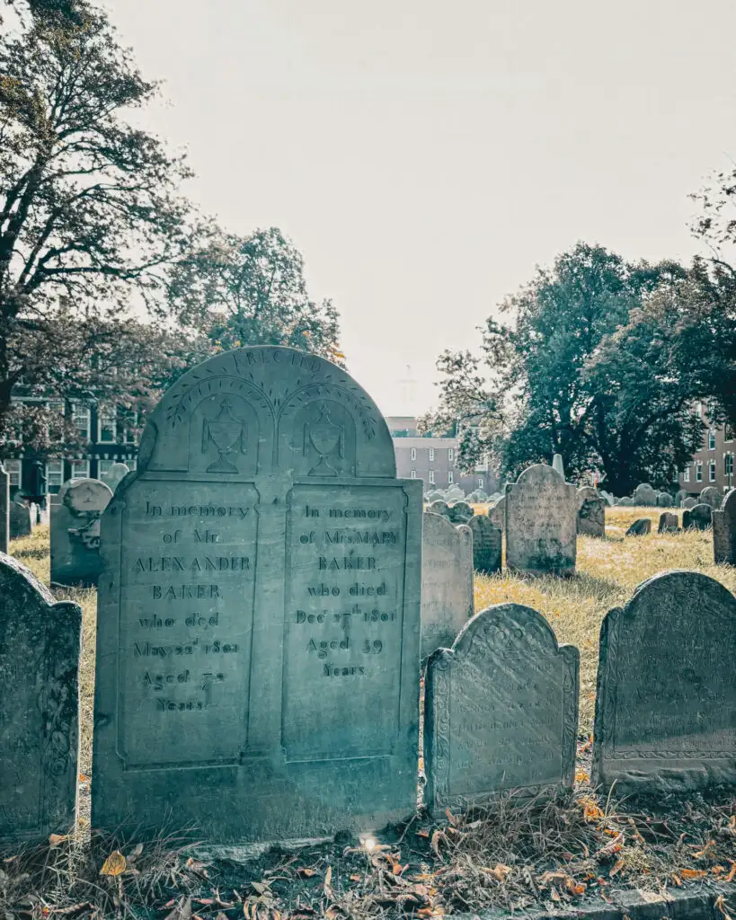 Copp's Hill Burying Ground in Copp’s Hill Burying Ground