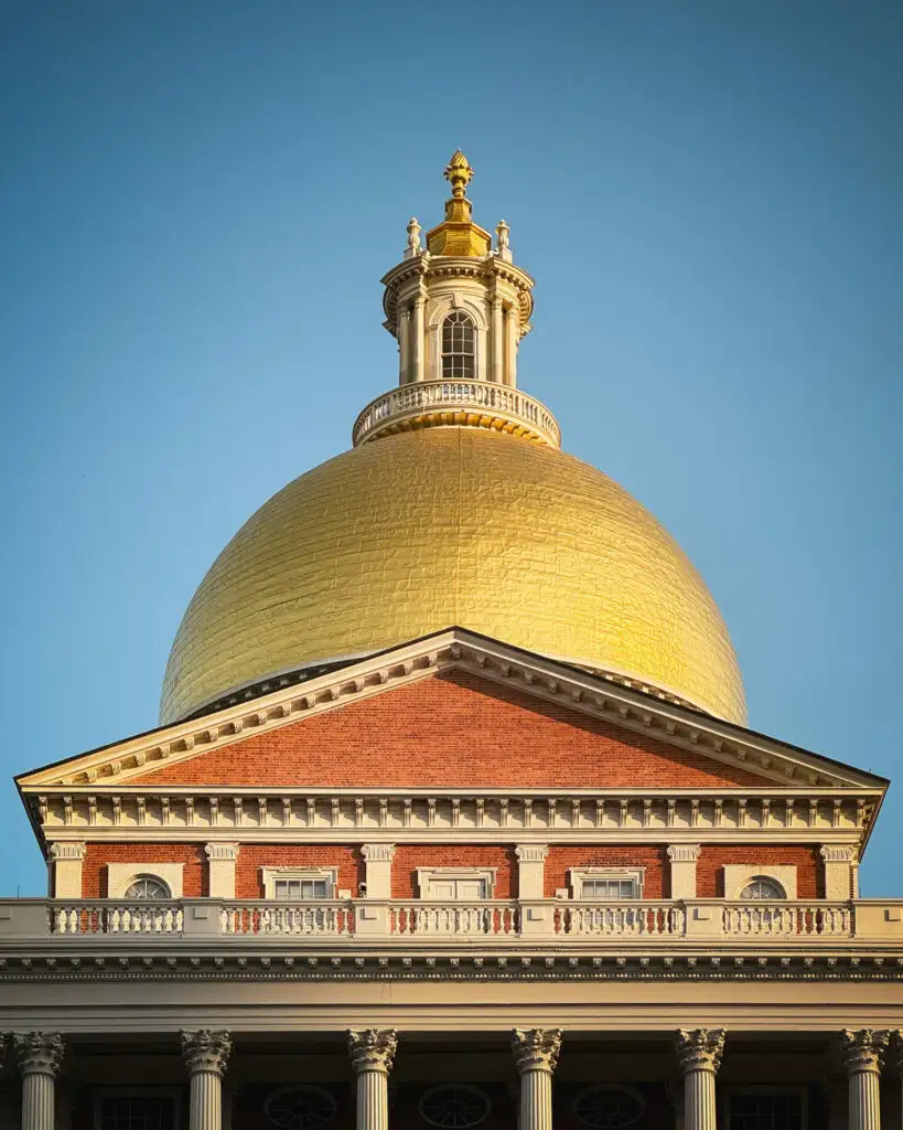 Kuppel des Massachusetts State House in Massachusetts State House
