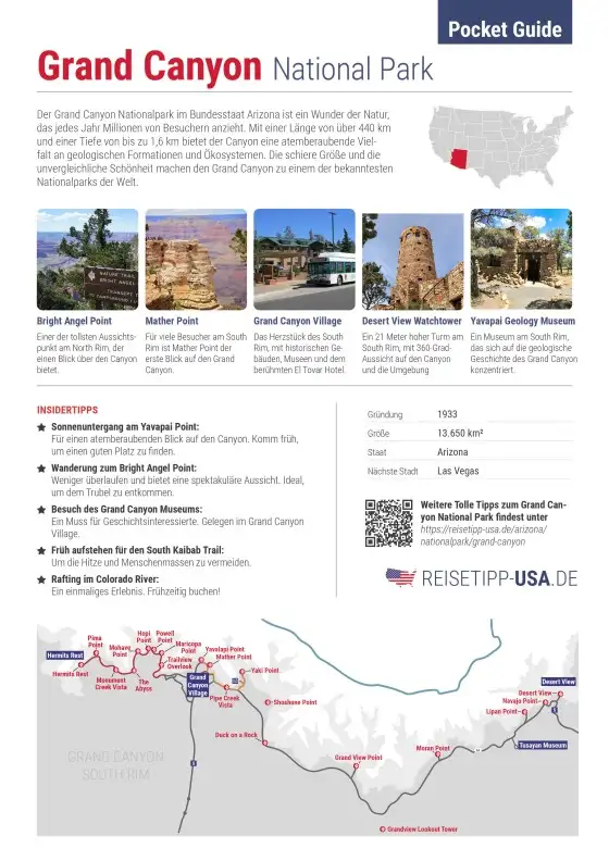 Pocket Guide Grand Canyon National Park