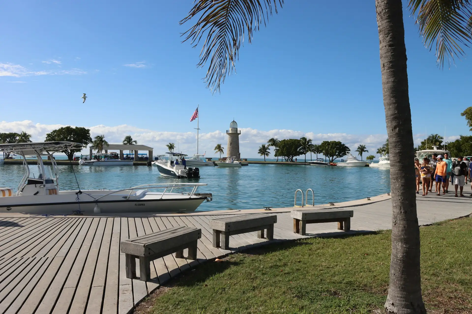Dante Fascell Visitor Center am Wasser im Biscayne Nationalpark