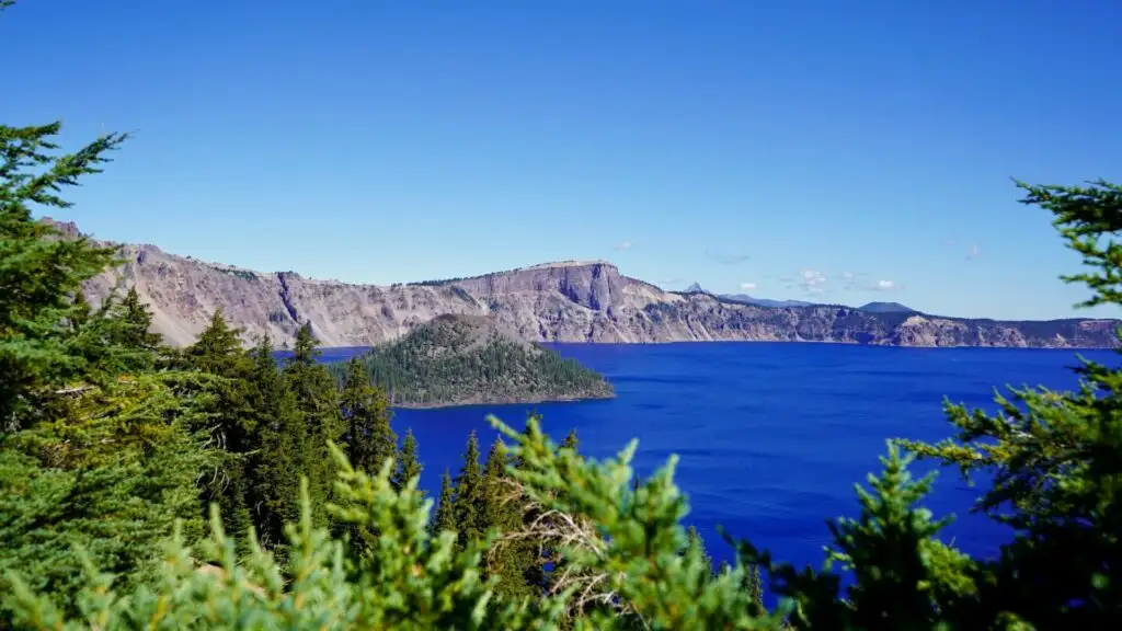 Panorama über den Crater Lake