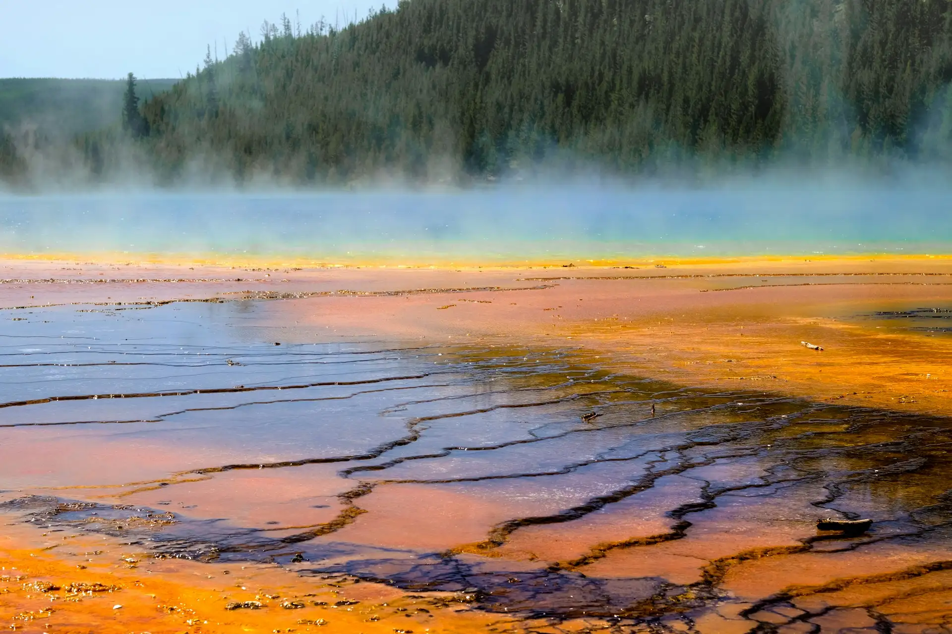 Wasserfall im Yellowstone National Park