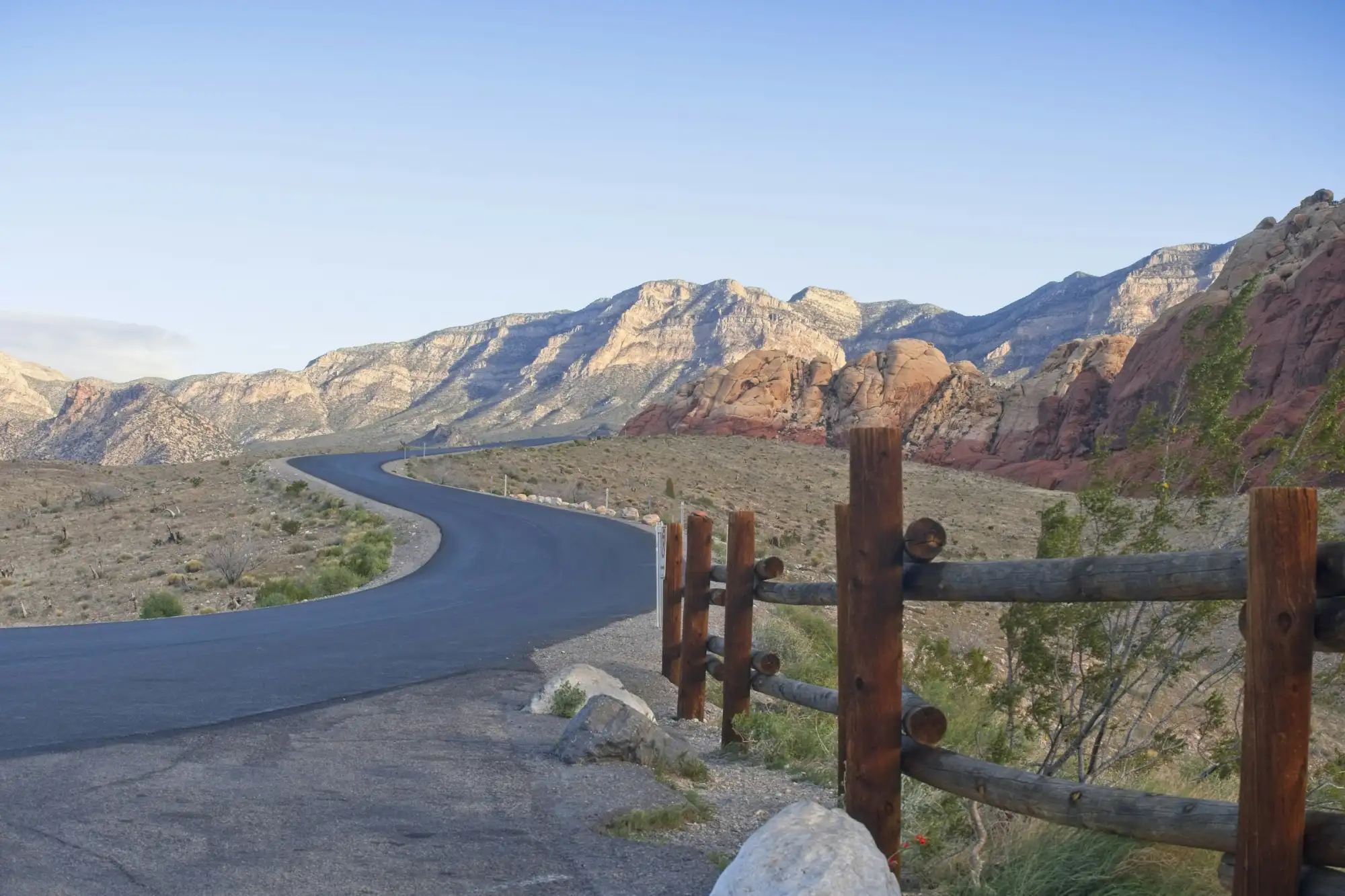 Scenic Drive im Red Rock Canyon bei Las Vegas in Red Rock Canyon bei Las Vegas