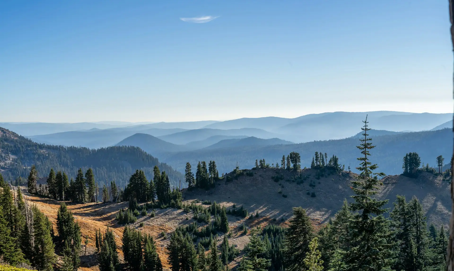Berglandschaft im Lassen Volcanic National Park