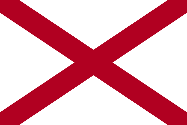 Flagge von Alabama