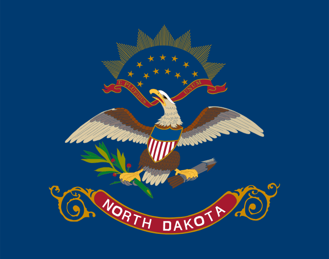Flagge von North Dakota