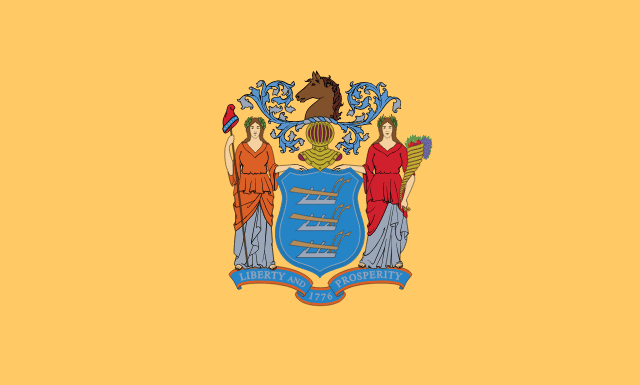 Flagge von New Jersey