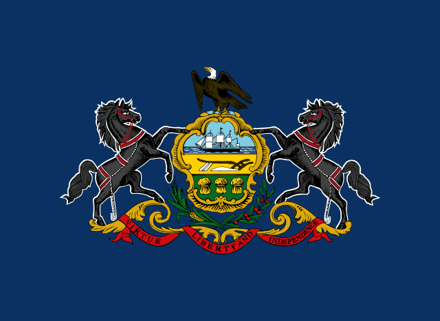 Flagge von Pennsylvania