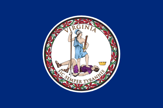 Flagge von Virginia