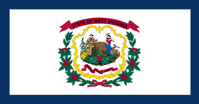 Flagge von West Virginia