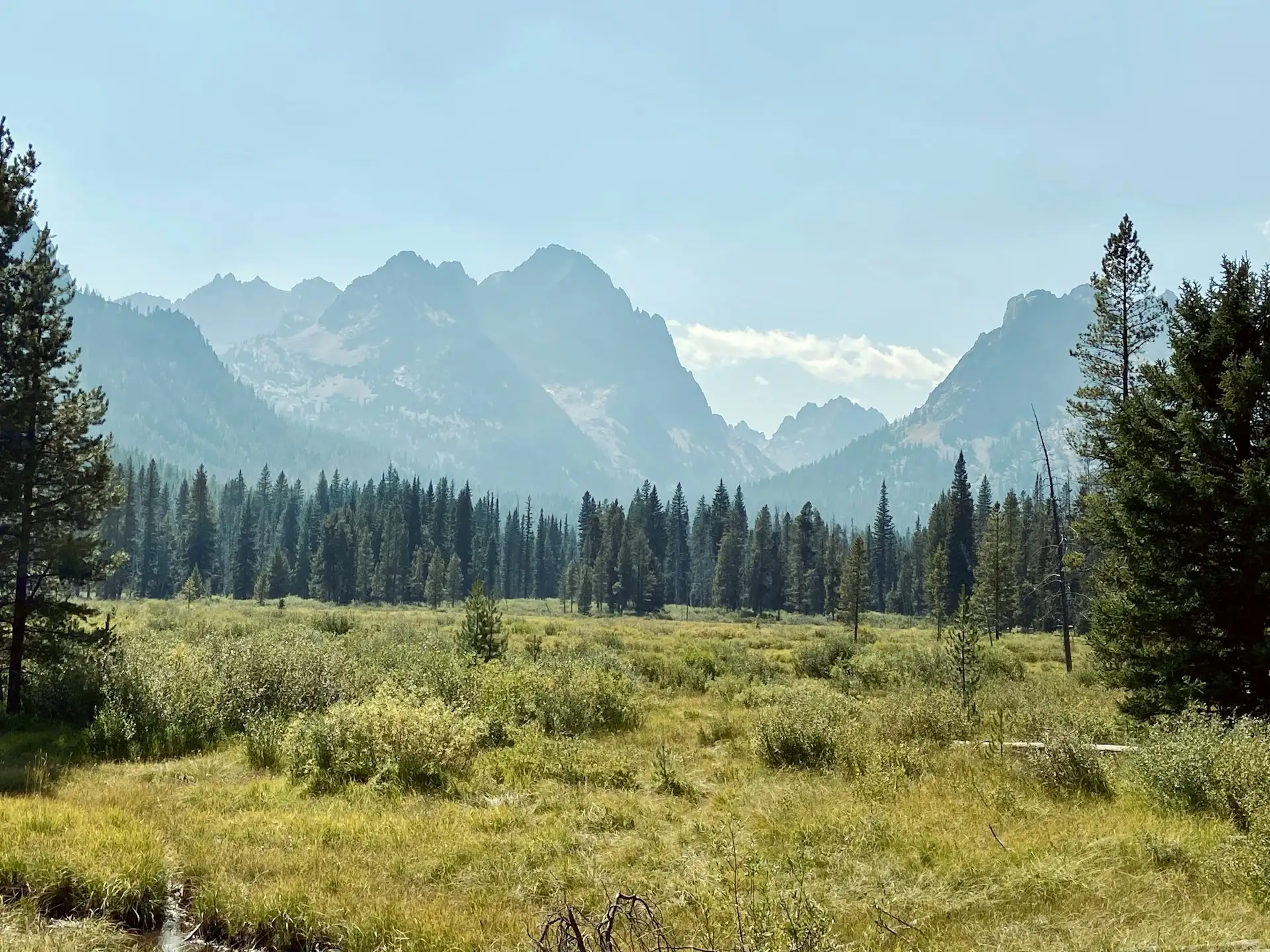 Sawtooth Mountains in Idaho