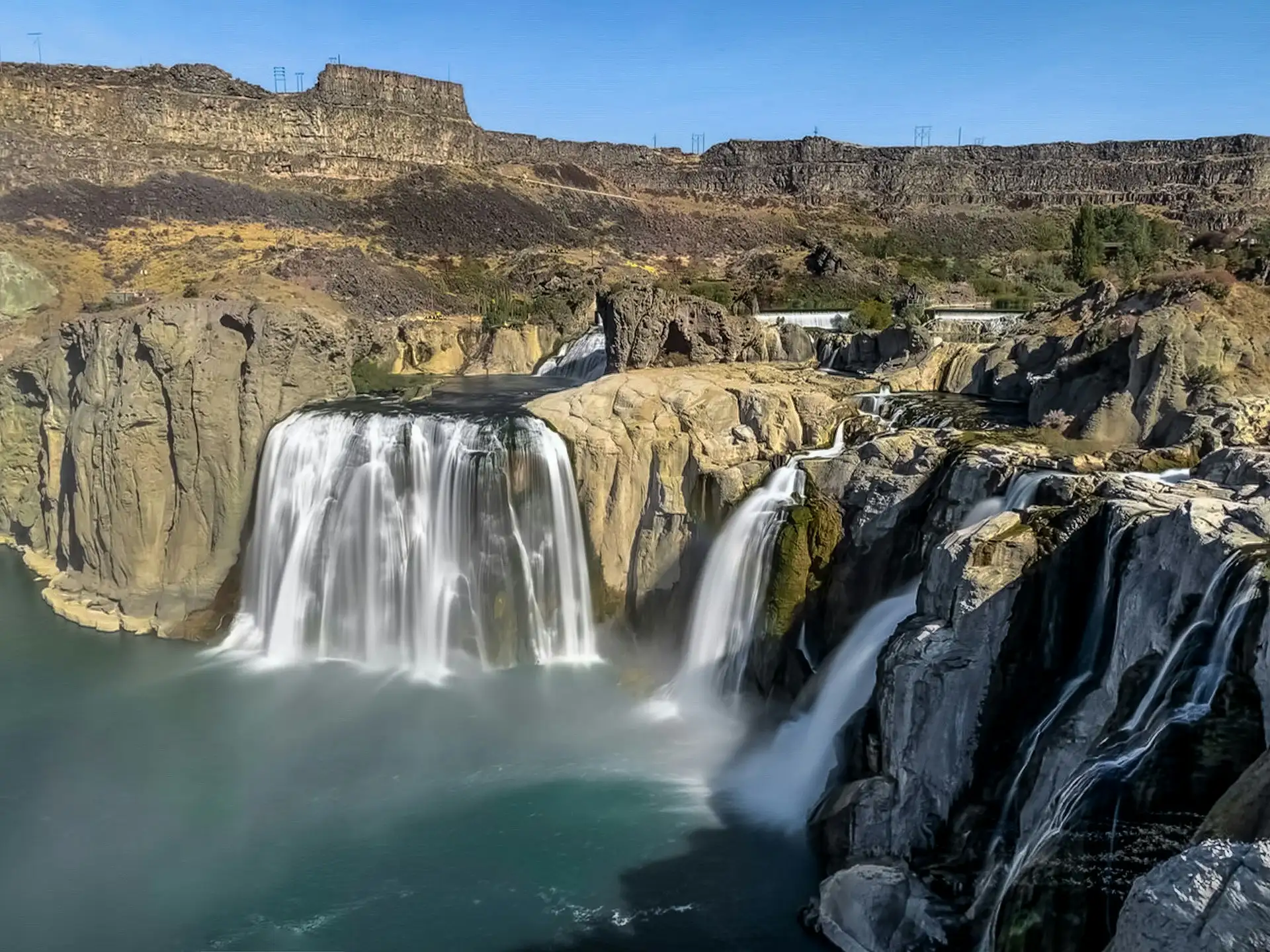 Wasserfall und Schlucht des Snake River in Süd-Idaho