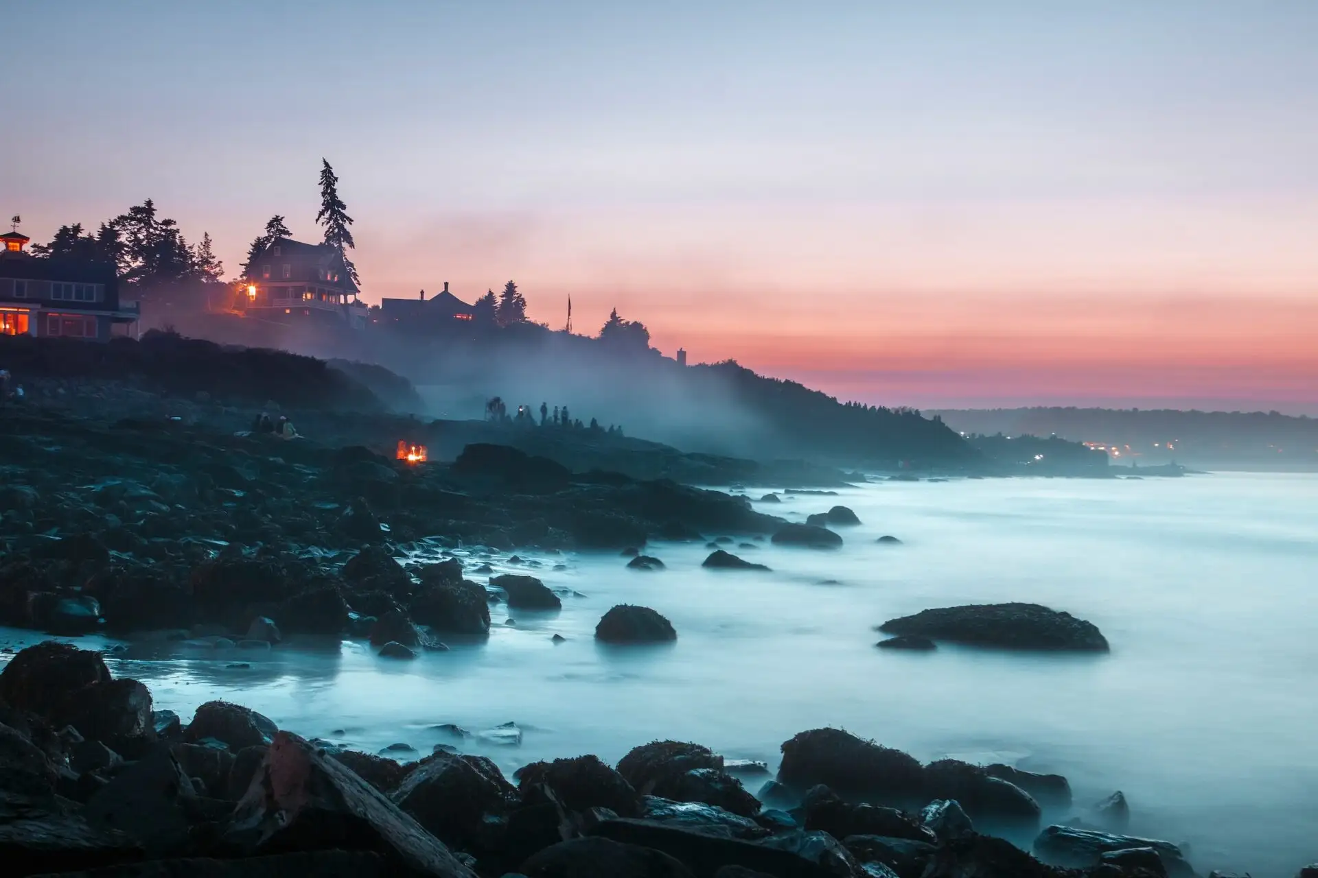 Küste bei Ogunquit in Maine