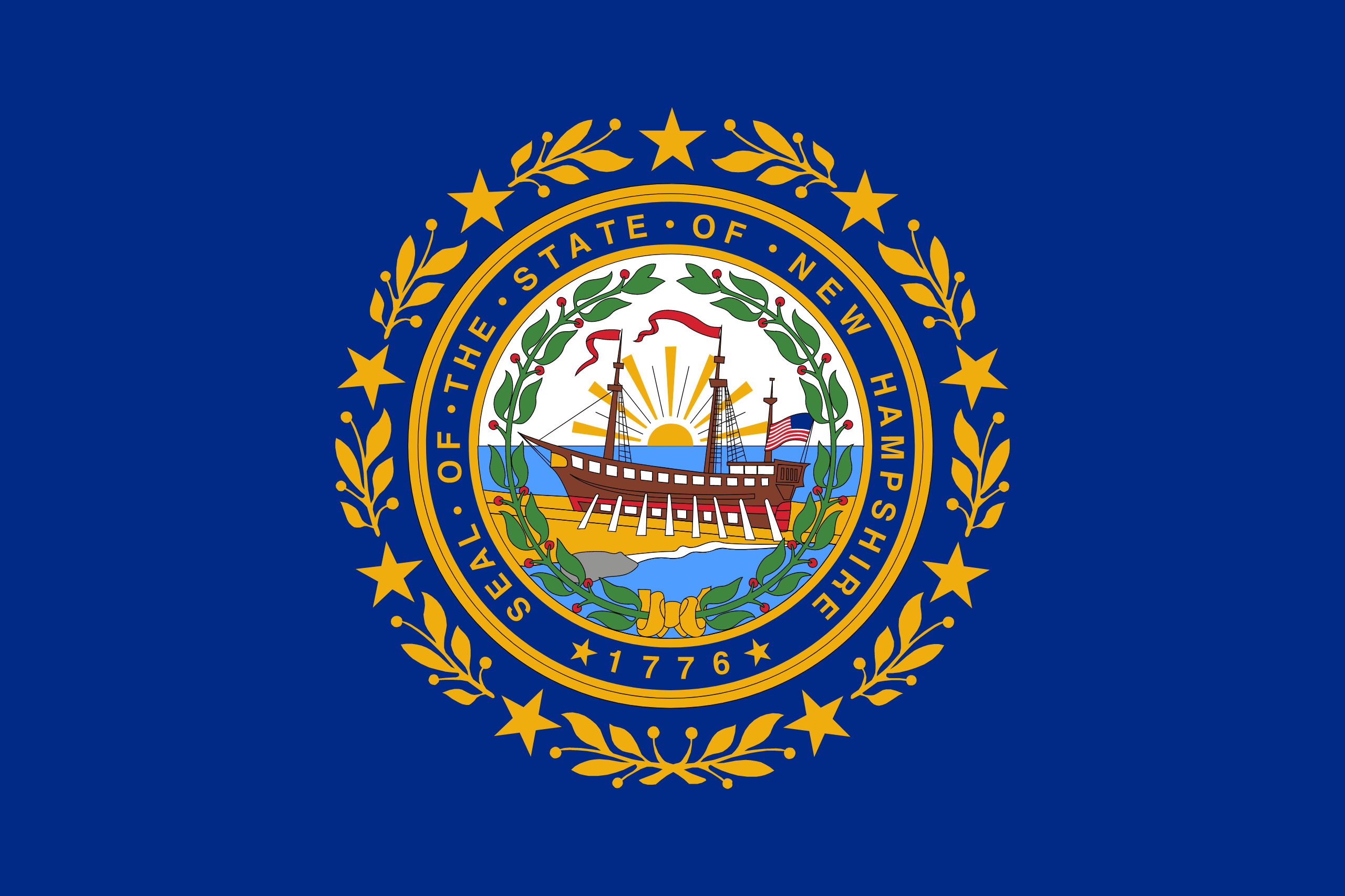 Flagge von New Hampshire