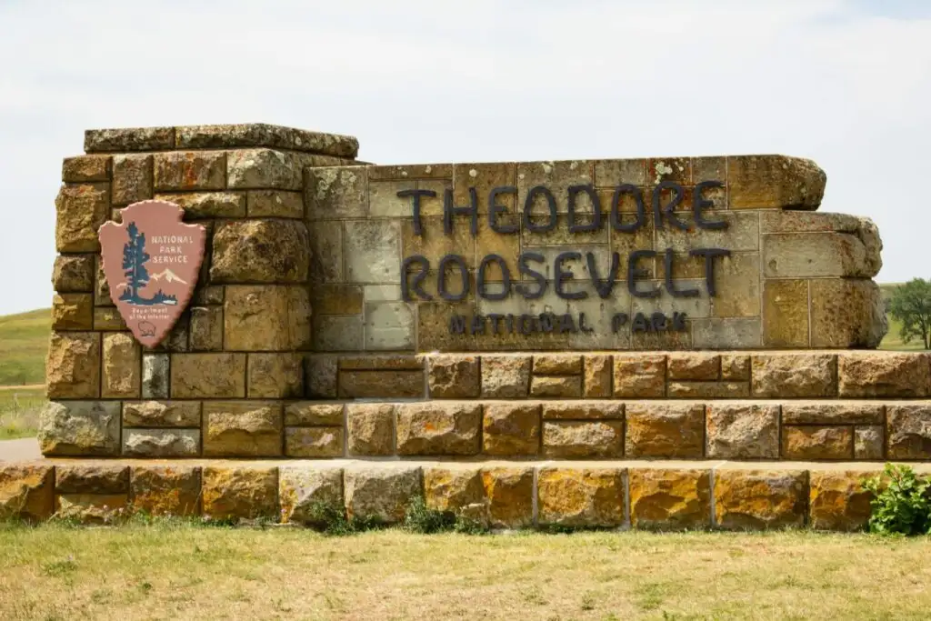 Theodore Roosevelt Nationalpark Schild