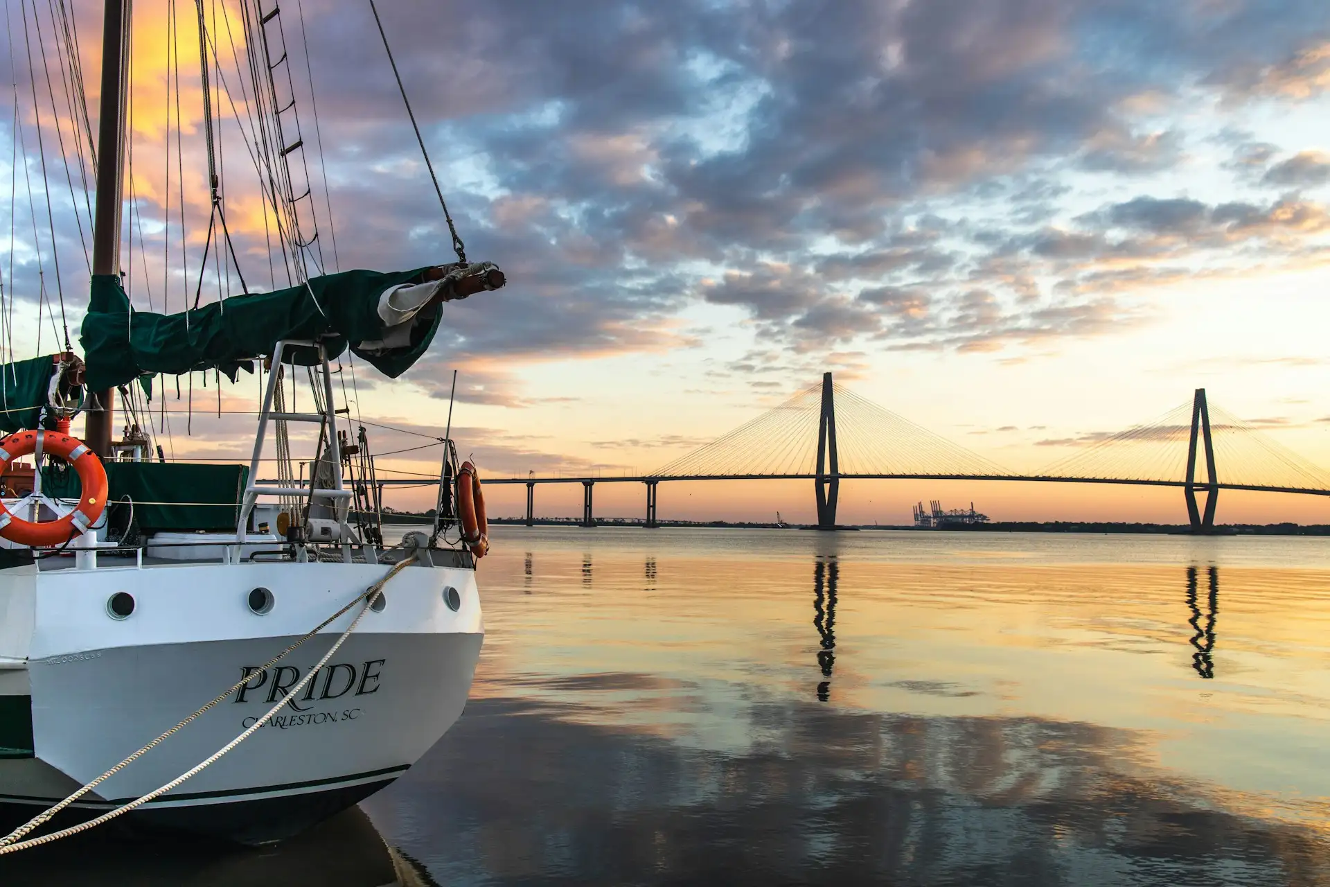 Flusslandschaft bei Charleston