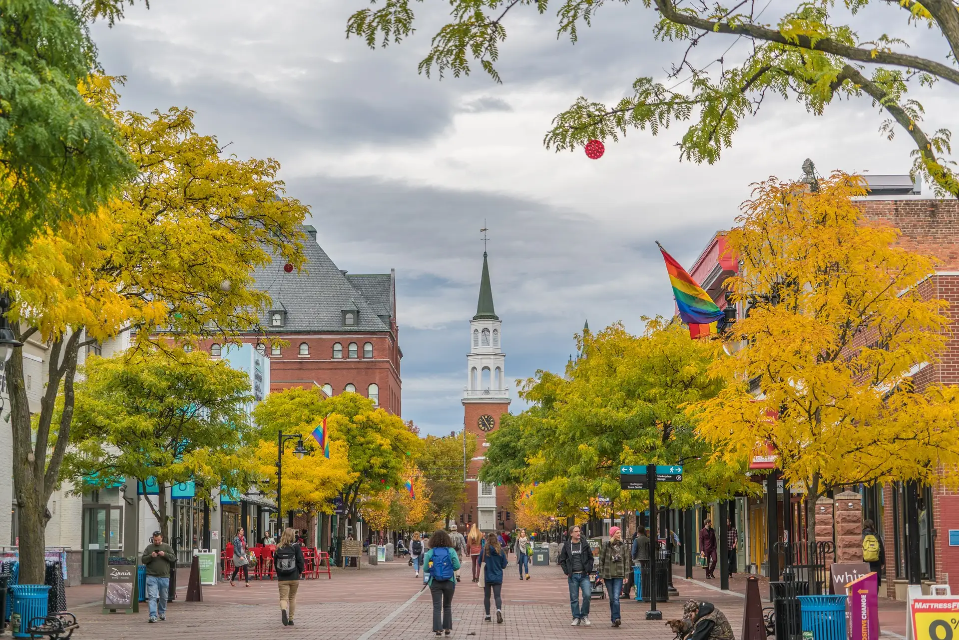 Burlington und Lake Champlain in Vermont