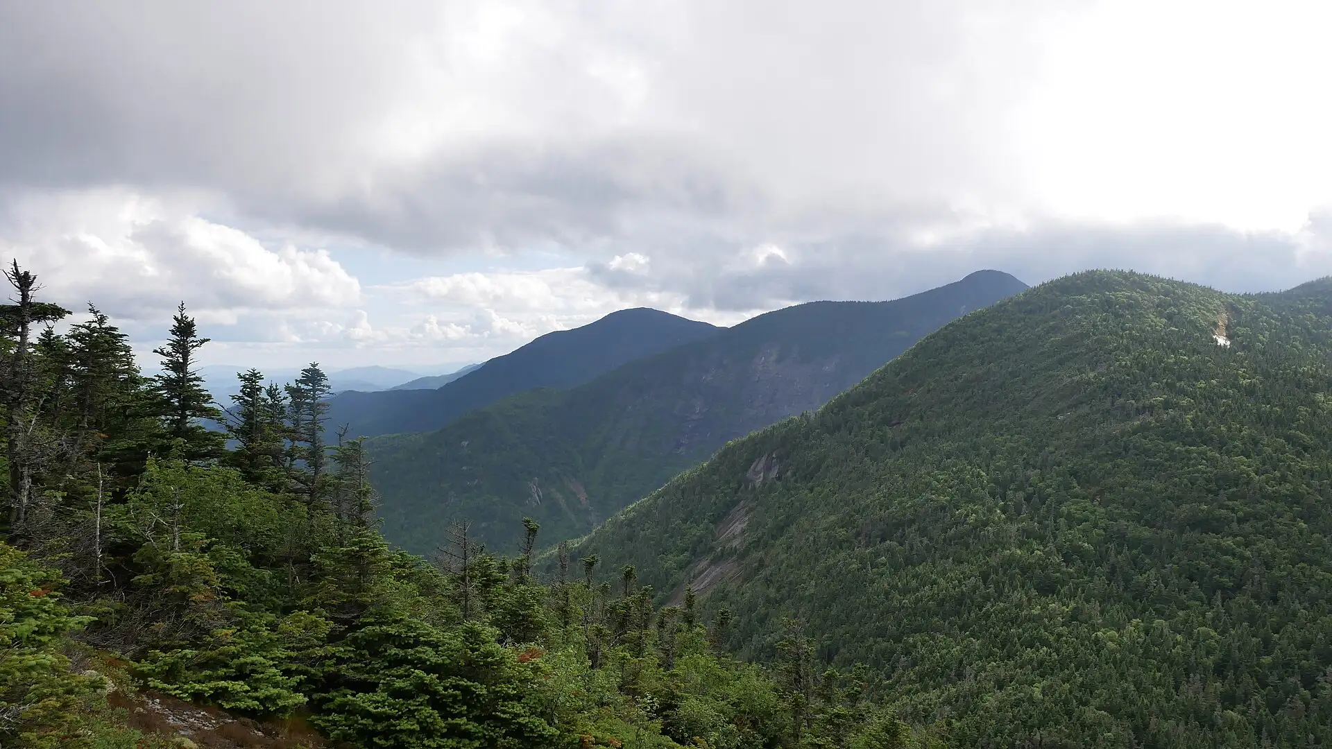 Bergblick im Adirondack Park